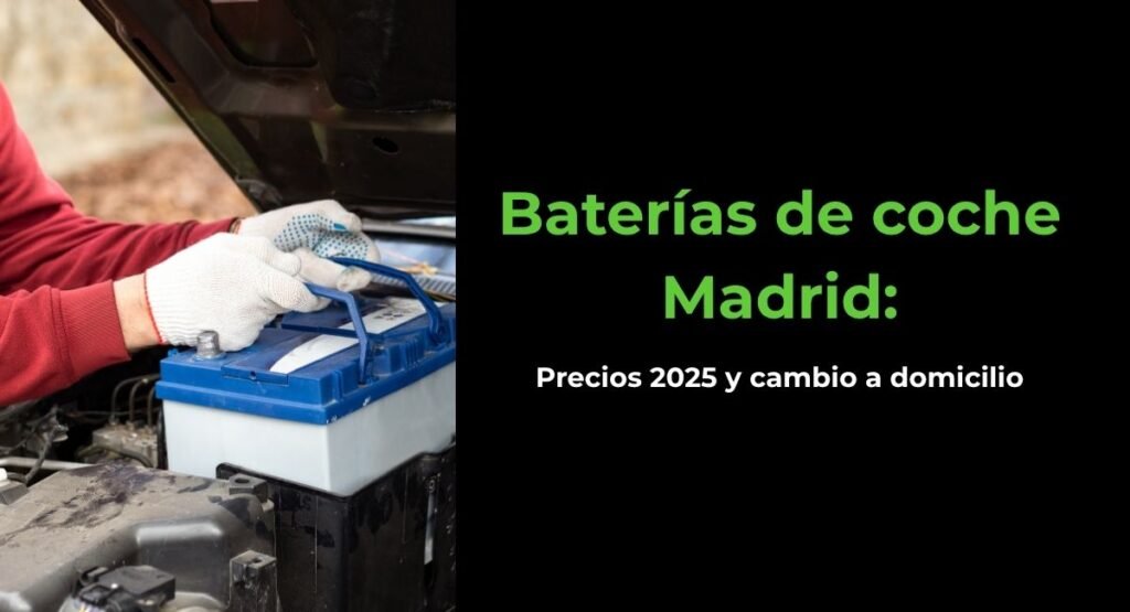 baterías de coche madrid