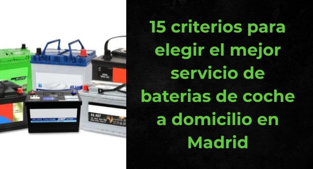 baterias de coche a domicilio