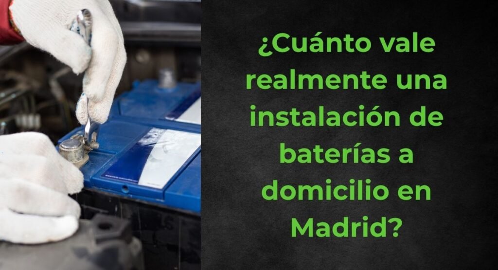 baterías a domicilio