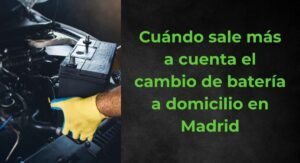baterias domicilio en Madrid